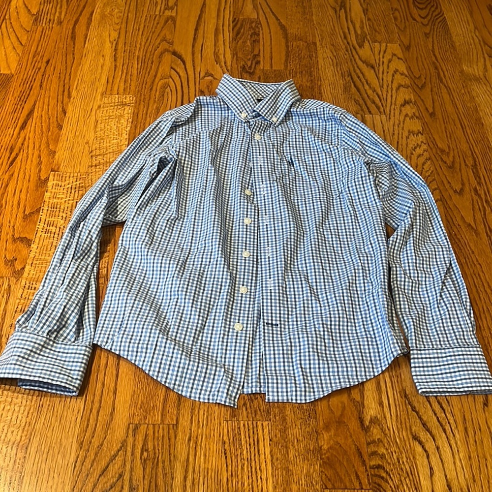 Johnnie-O Boy’s Plaid Button Down Size 12
